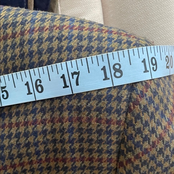 E. DeSimone Classic Brown Houndstooth Men's Neapolitan Style Blazer - Picture 10 of 14